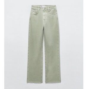 Zara straight fit high rise jeans - NWT